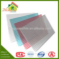 China supplier sound insulation colored polycarbonate hollow sheeting